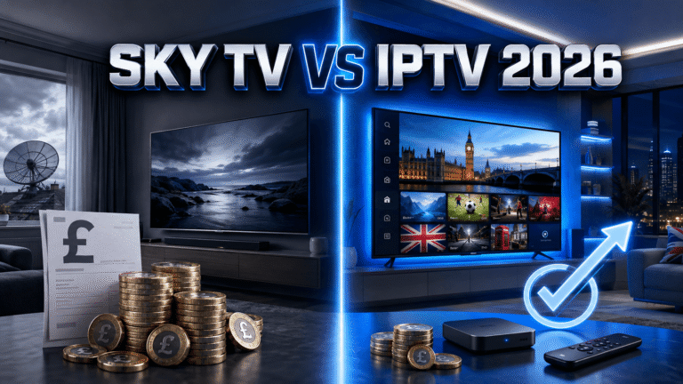 Sky TV vs IPTV UK 2026: Complete Cost Comparison and Feature Analysis