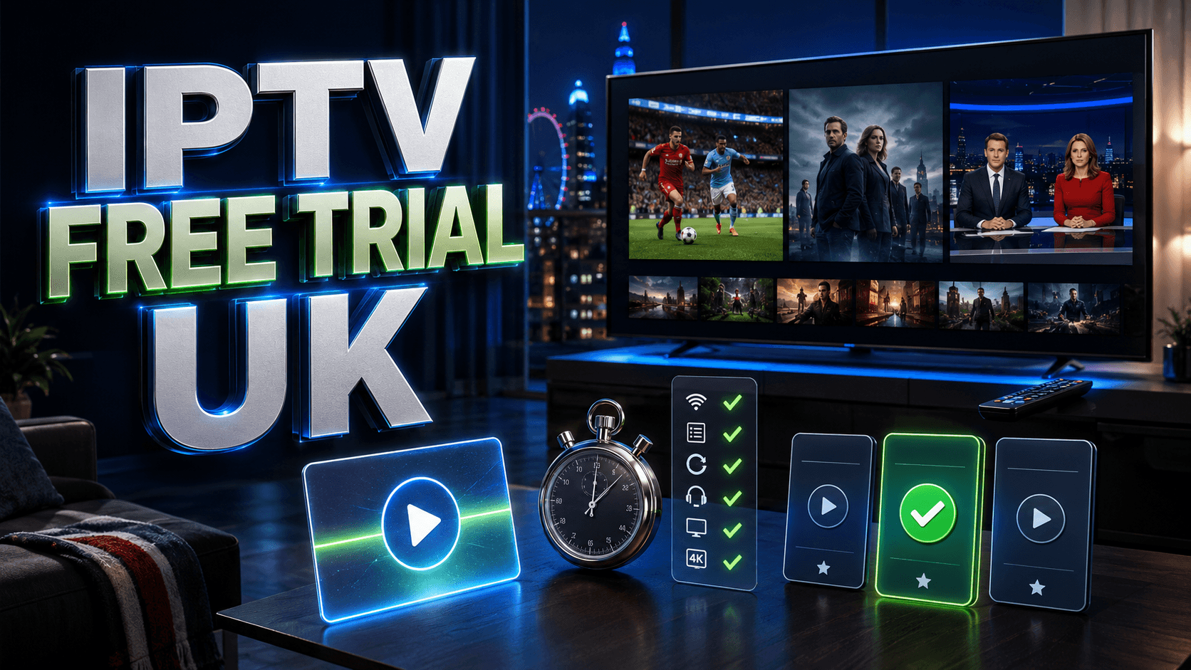IPTV Free Trial UK 2026 – Test Before You Subscribe