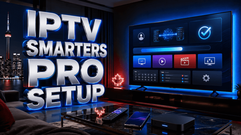 IPTV Smarters Pro Setup Canada 2026 – Complete Tutorial