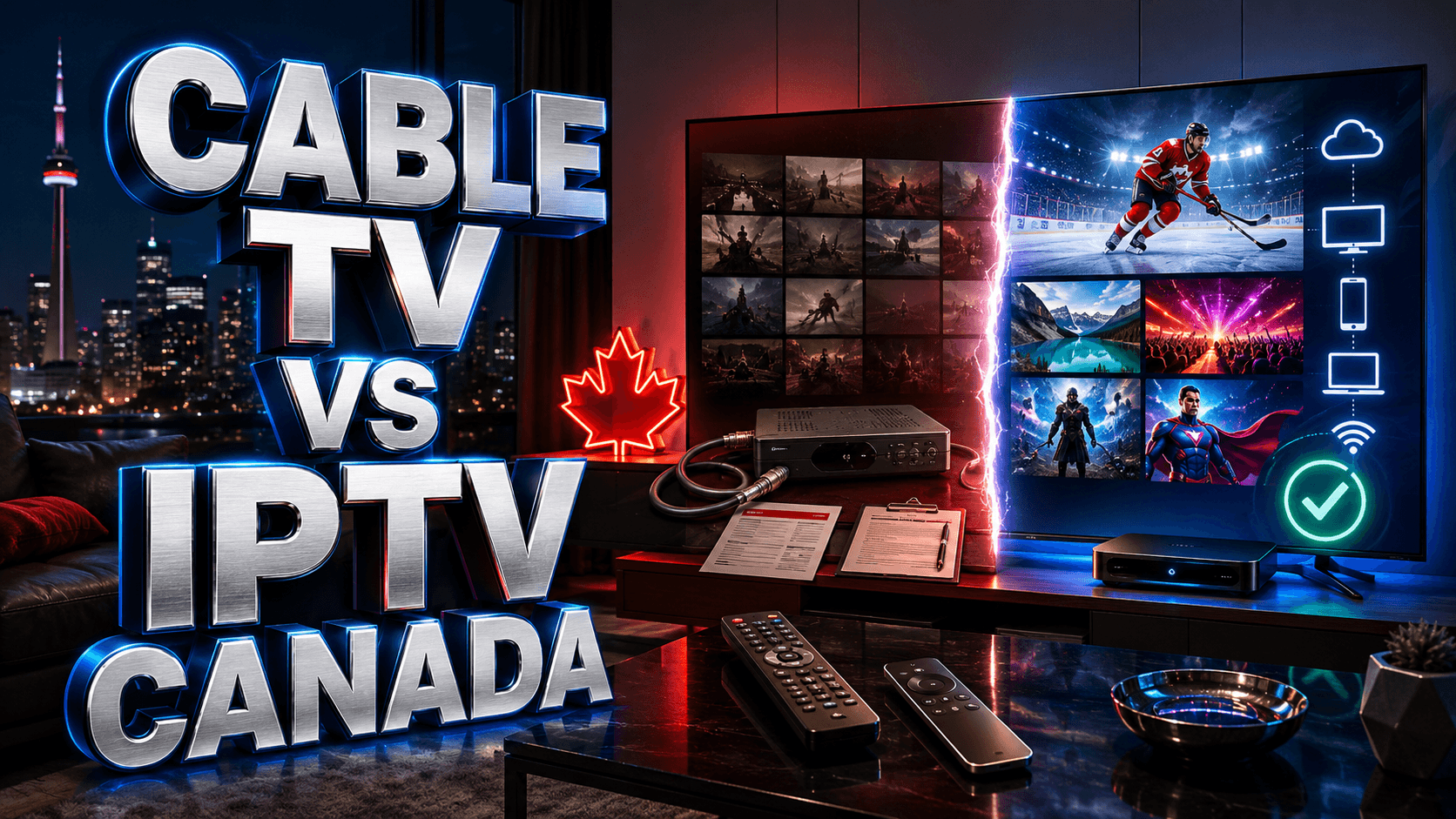 Cable TV vs IPTV Canada 2026 – Cost & Quality Comparison